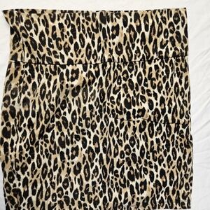 Charlotte Russe Leopard Print Mini Skirt